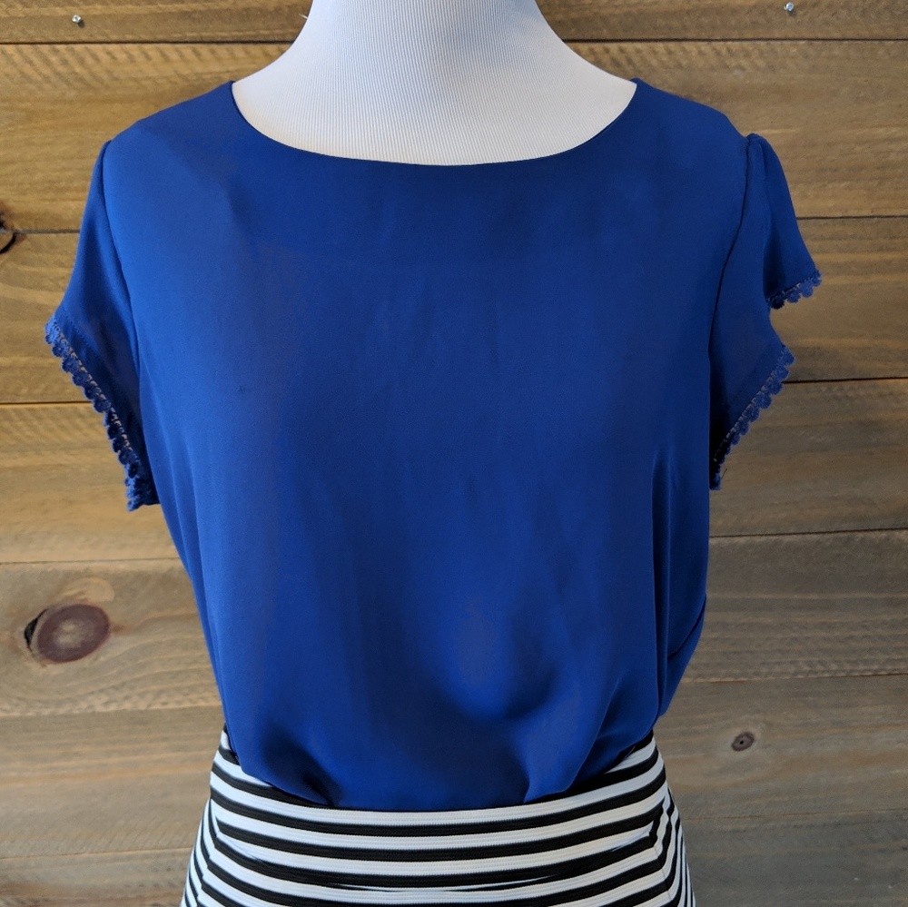 Blue/purple Blouse